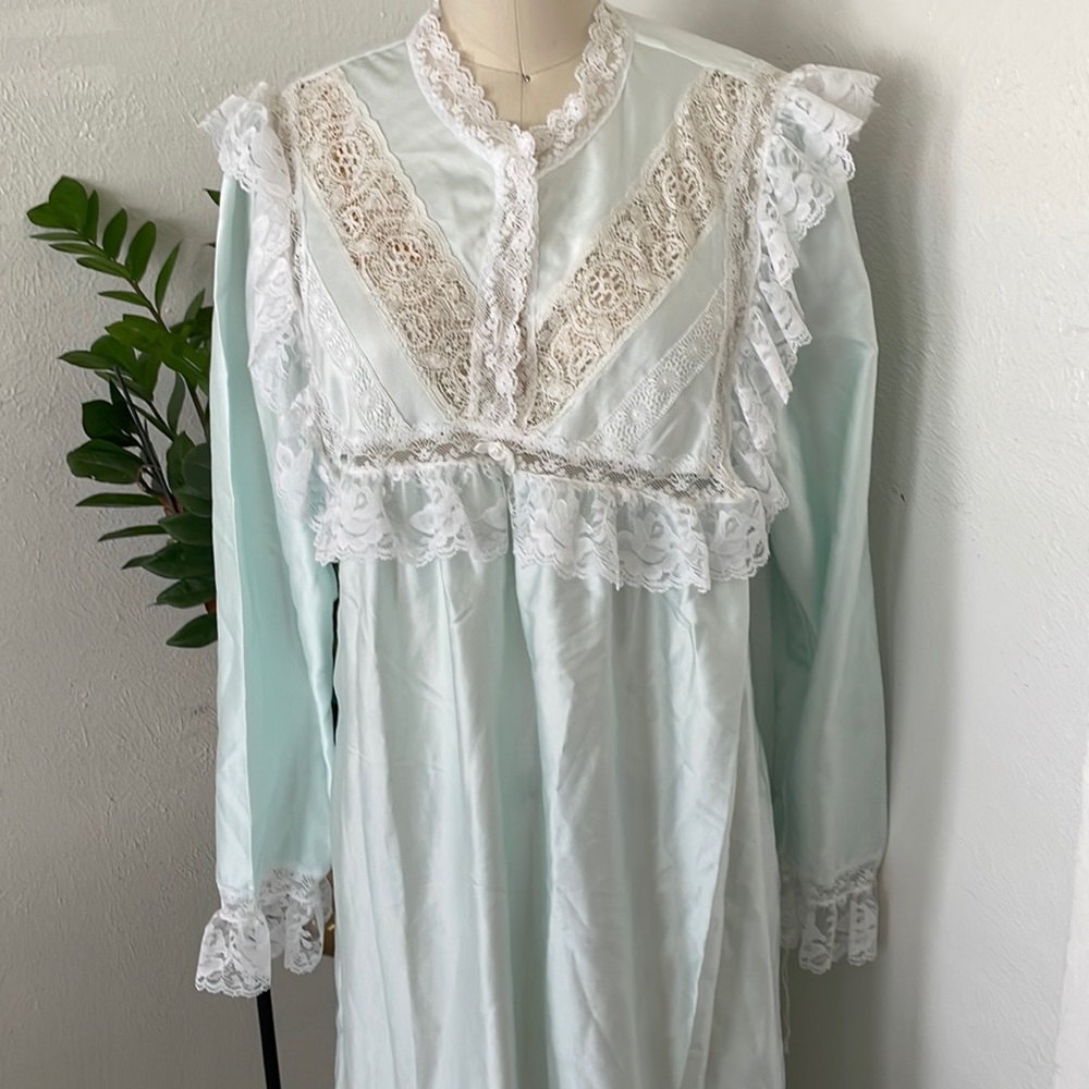 Vintage Christian Dior nightgown with lace a